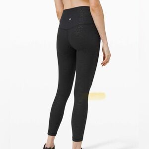 Lululemon Align Pant II 25" Code Emboss Black
